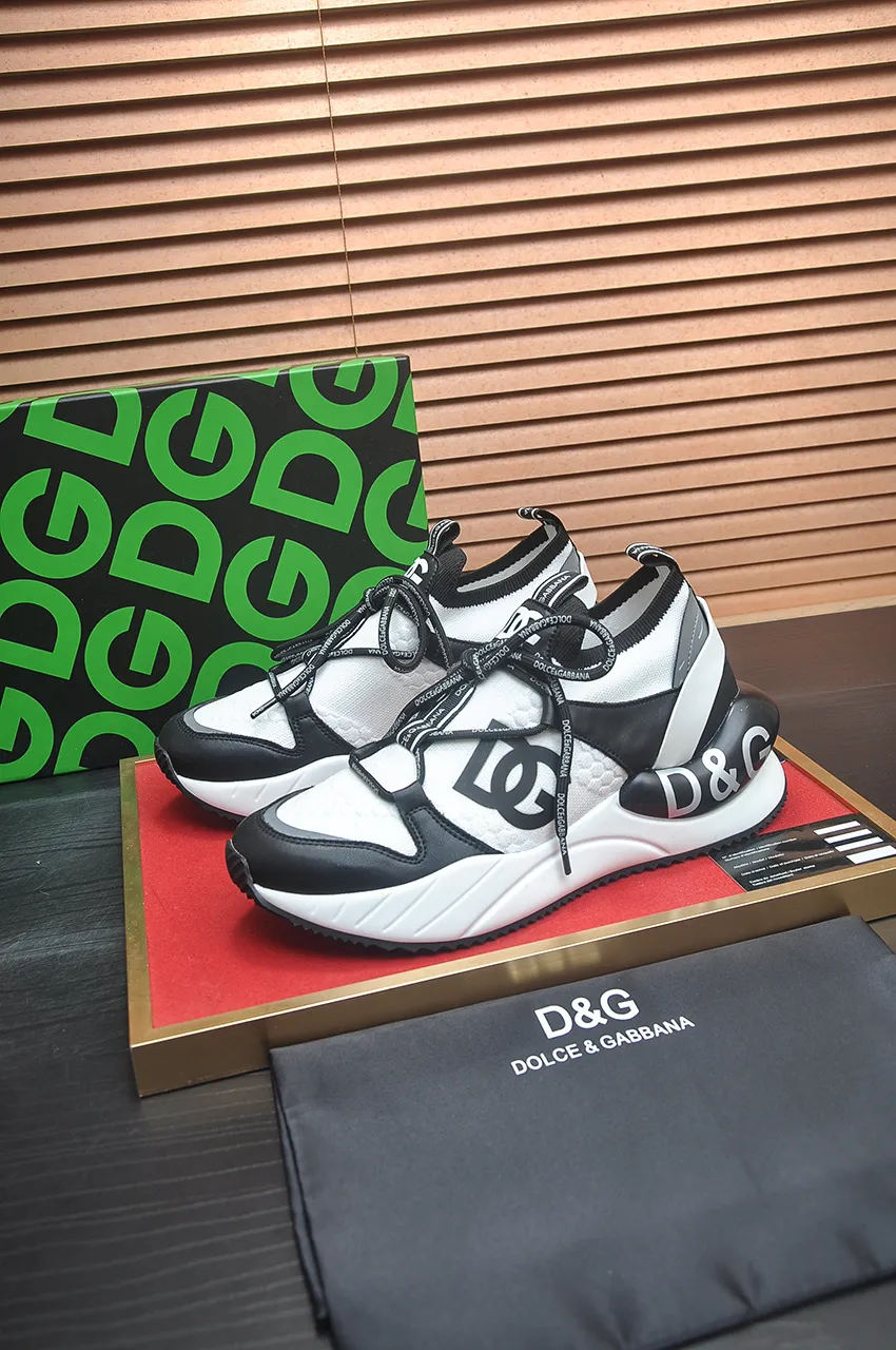 Men's shoes 💰480💶[D&G] High-end quality Product trademark: DG "Dolce & Gabbana*" low-top sneakers Product material: imported ^_^ cowhide upper, cotton silk lining, original outsole Regular size: 38-45 (45 customized)